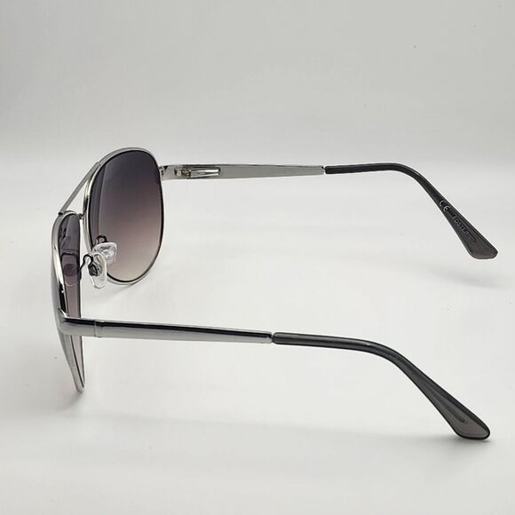 Foster Grant Asher Silver & Black Aviator Sunglasses main image 6